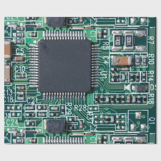 Circuitbord Cadeaupapier (Vlak)