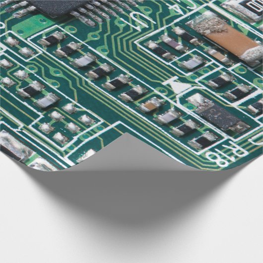 Circuitbord Cadeaupapier (Hoek)