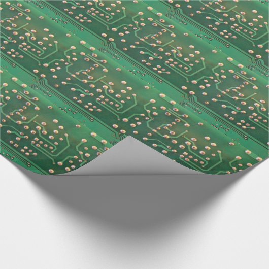 Circuitbord Cadeaupapier (Hoek)