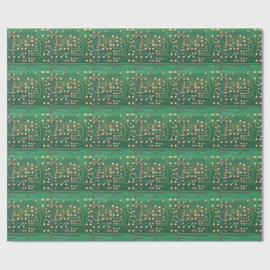 Circuitbord Cadeaupapier (Vlak)