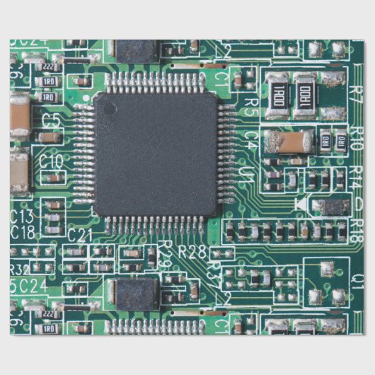 Circuitbord Cadeaupapier (Vlak)