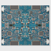 Circuitbord Cadeaupapier (Vlak)