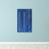 Circuitbord Canvas Afdruk (Insitu (Houten vloer))