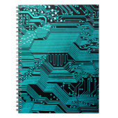 Circuitbord. Elektronische computerhardware Notitieboek (Voorkant)