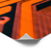 Circuitbord. Elektronische computerhardware Poster (Hoek)