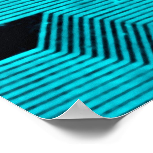 Circuitbord. Elektronische computerhardware Poster (Hoek)