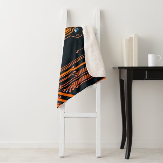 Circuitbord. Elektronische computerhardware Sherpa Deken (In situ)