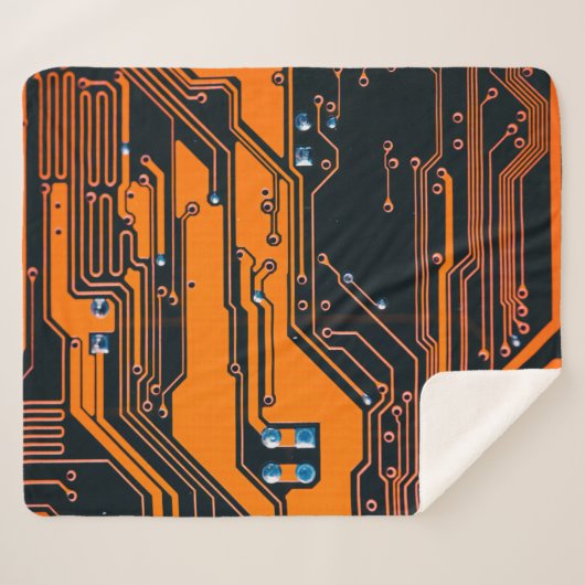 Circuitbord. Elektronische computerhardware Sherpa Deken (Voorkant (horizontaal))