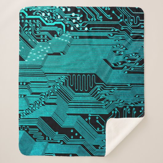 Circuitbord. Elektronische computerhardware Sherpa Deken (Voorkant)