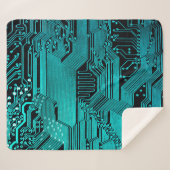 Circuitbord. Elektronische computerhardware Sherpa Deken (Voorkant (horizontaal))