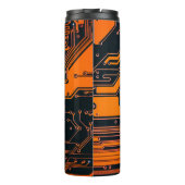 Circuitbord. Elektronische computerhardware Thermosbeker (Achterkant)