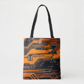 Circuitbord. Elektronische computerhardware Tote Bag (Voorkant)