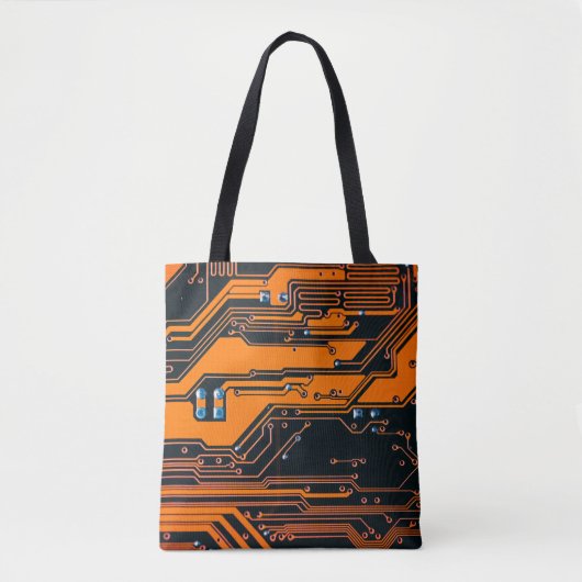 Circuitbord. Elektronische computerhardware Tote Bag (Voorkant)
