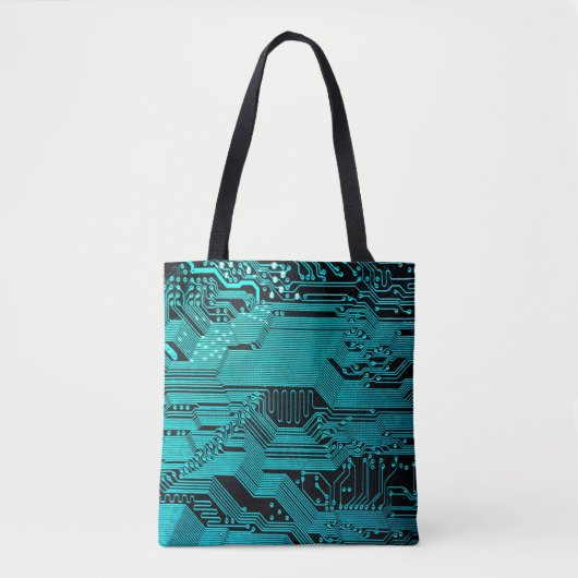 Circuitbord. Elektronische computerhardware Tote Bag (Voorkant)