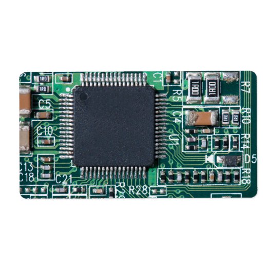 Circuitbord Etiket (Voorkant)
