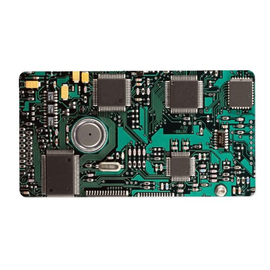 Circuitbord Etiket (Voorkant)