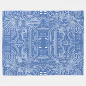 Circuitbord Fleece Deken (Voorkant (Horizontaal))