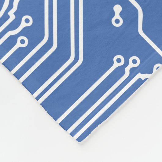 Circuitbord Fleece Deken (Hoek)