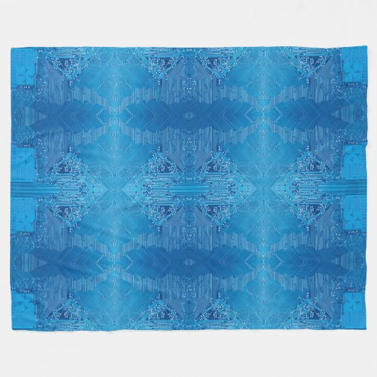 Circuitbord Fleece Deken (Voorkant (Horizontaal))