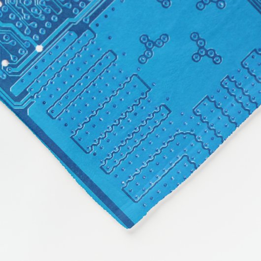 Circuitbord Fleece Deken (Hoek)