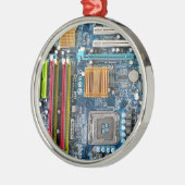 Circuitbord Metalen Ornament (Links)