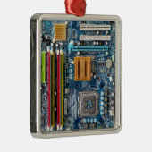 Circuitbord Metalen Ornament (Rechts)