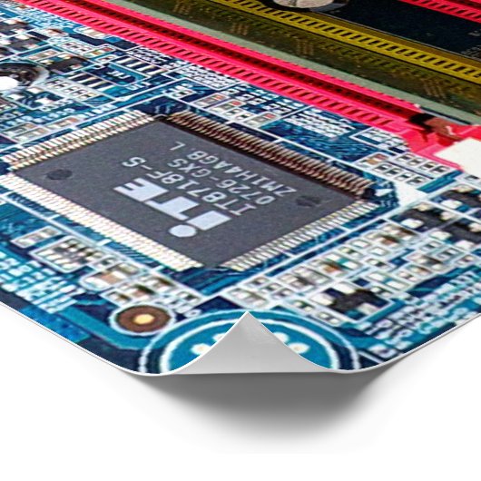 Circuitbord Poster (Hoek)