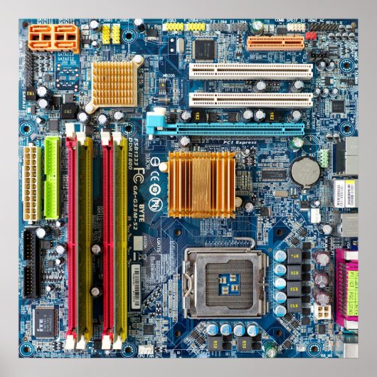 Circuitbord Poster (Voorkant)