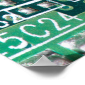 Circuitbord Poster (Hoek)