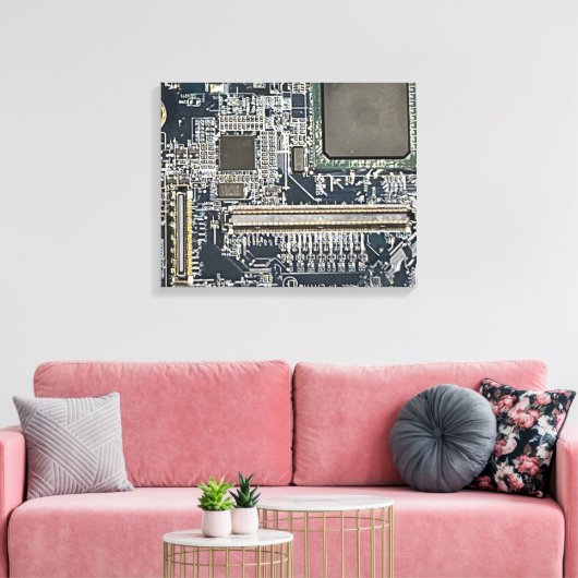 Circuitbordkunst Canvas Afdruk (Insitu (Woonkamer))