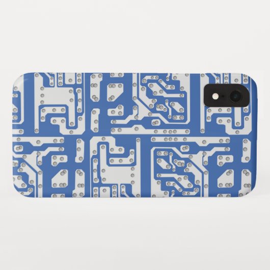 Circuitbordpatroon Case-Mate iPhone Case (Achterkant (horizontaal))