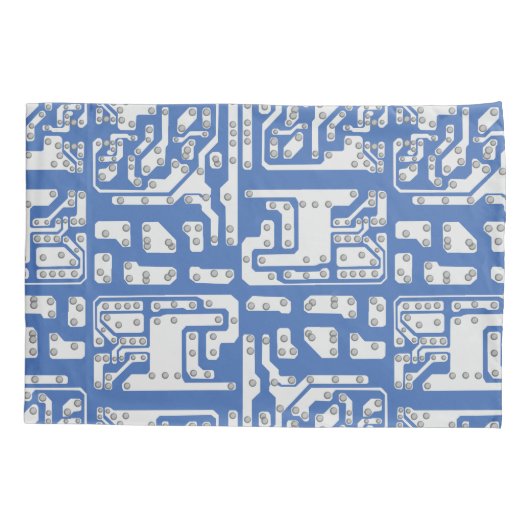 Circuitbordpatroon Kussensloop (Achterkant)