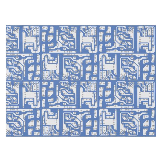 Circuitbordpatroon Tafelkleed (Voorkant (Horizontaal))