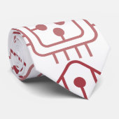 circuitchips stropdas (Opgerold)