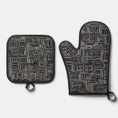 circuitdoolhof ovenwant & pannenlap set (Voorkant)