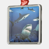 Circuithaaien Metalen Ornament (Links)