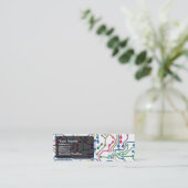 Circuitkaart 2 mini visitekaartje (Staand voorkant)