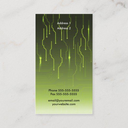 Circuitkaart 2 Visitekaartjes (Achterkant)