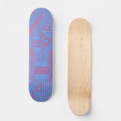 Circuitkaart blauw persoonlijk skateboard (Voorkant)