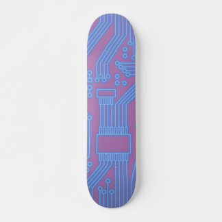 Circuitkaart blauw persoonlijk skateboard