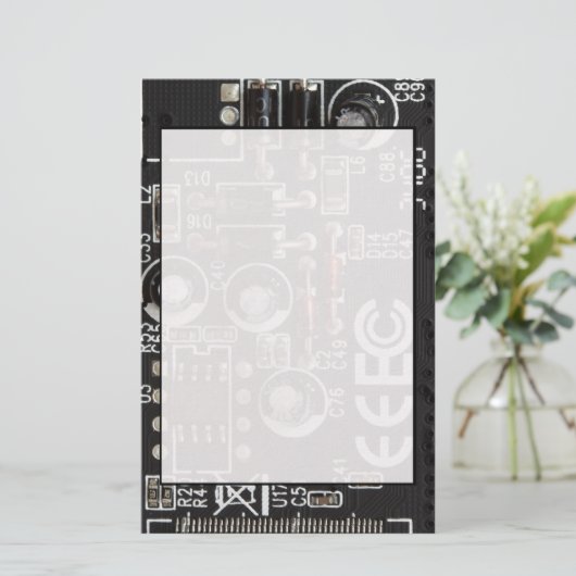 Circuitkaart Briefpapier (Staand voorkant)