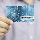 Circuitkaart | Code blauwe lampjes Visitekaartje