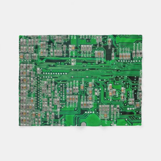 Circuitkaart Fleece Deken (Voorkant (Horizontaal))