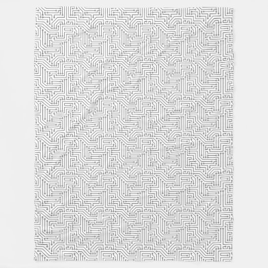 Circuitkaart Fleece Deken (Voorkant)