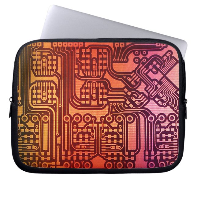 Circuitkaart Laptop Sleeve (Voorkant)