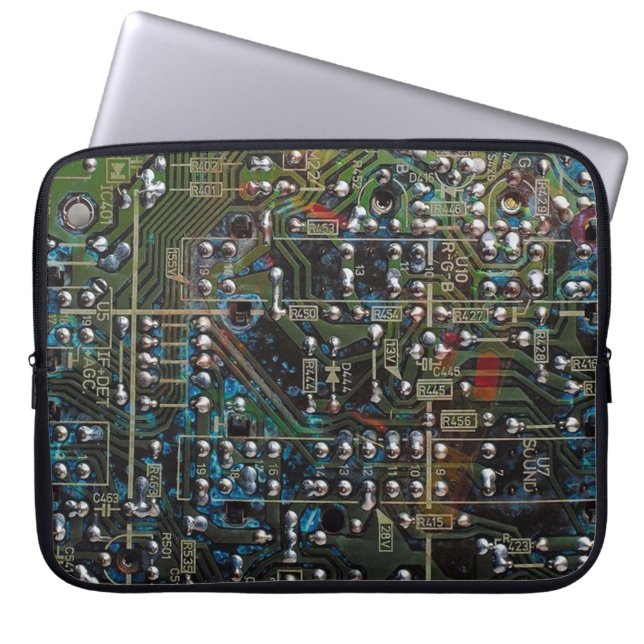 Circuitkaart Laptop Sleeve (Voorkant)