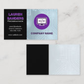 Circuitkaart | Pictogram codering symbool Visitekaartje (Voorkant / Achterkant)