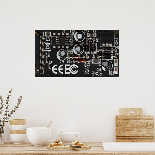 Circuitkaart Poster (Keuken)
