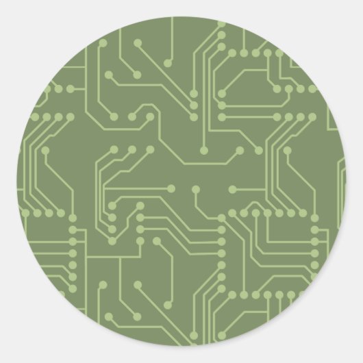 Circuitkaart Ronde Sticker (Voorkant)