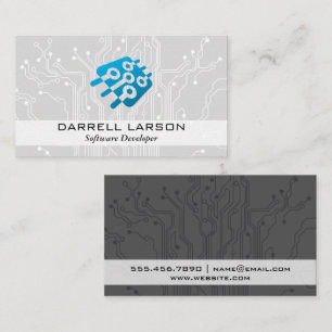 Circuitkaart Technische Logo microchip Visitekaartje